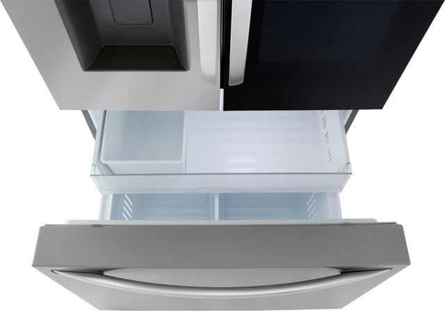 LG 25.5 Cu. Ft. PrintProof™ Stainless Steel Smart InstaView® Counter Depth French Door Refrigerator 6