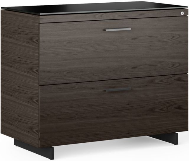 BDI Sequel® Black/Charcoal Lateral File Cabinet 0
