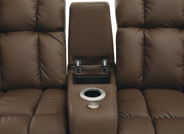 Palliser® Furniture Ovation 3-Piece Brown Theater Seating 1