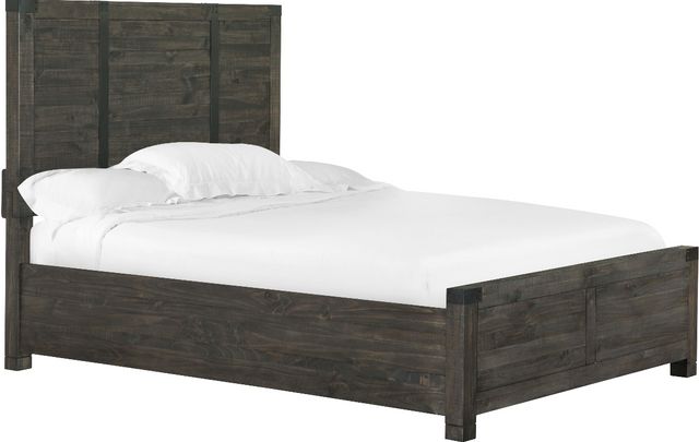 Magnussen Home® Abington Weathered Charcoal King Panel Bed-0