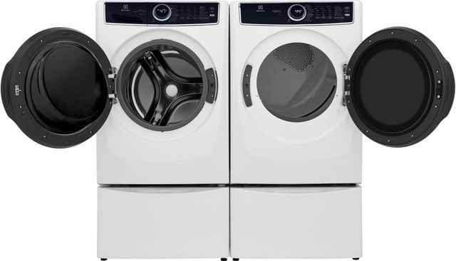 Electrolux White Front Load Laundry Pair | Livingood's Appliances & Bedding