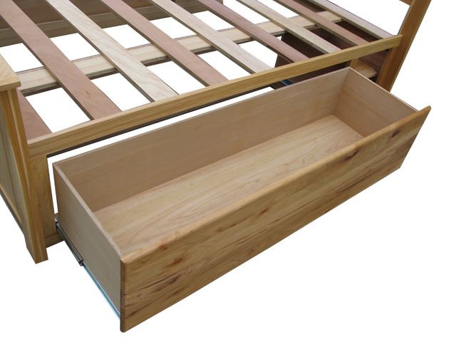 A-America® Adamstown Natural Queen Panel Storage Bed 1