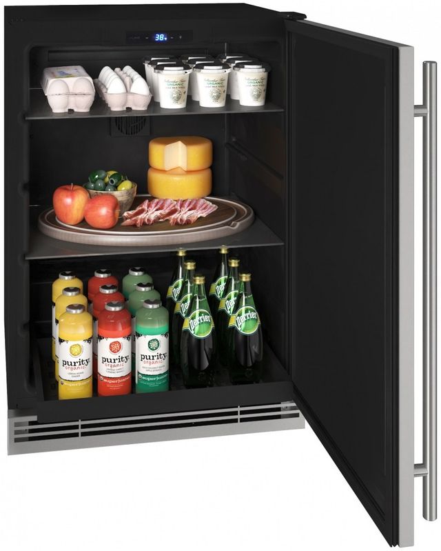 U-Line® 5.7 Cu. Ft. Stainless Steel Compact Refrigerator-2