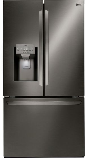 LG Series 27.7 Cu. Ft. PrintProof™ Black Stainless Steel Freestanding French Door Refrigerator