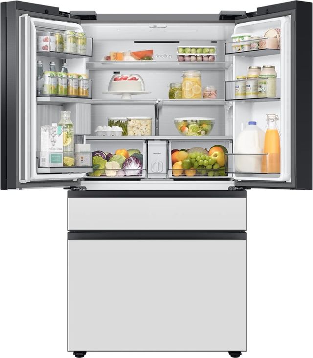 Samsung Bespoke 22.8 Cu. Ft. Customizable Panel Counter Depth French Door Refrigerator 9