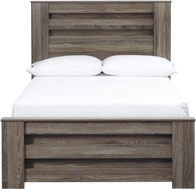 Signature Design by Ashley® Zelen Warm Gray King Panel Bed-3