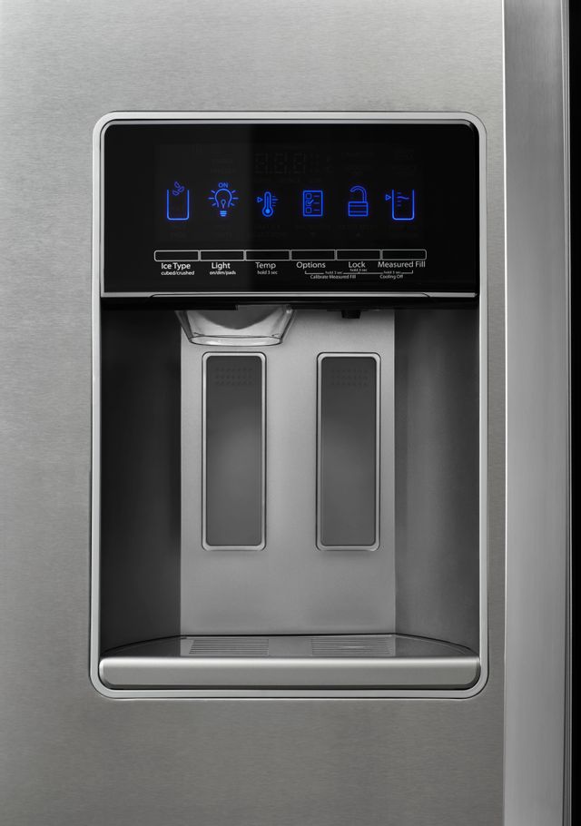 Whirlpool® 20.29 Cu. Ft. Counter Depth Side-By-Side Refrigerator-Fingerprint Resistant Stainless Steel 27
