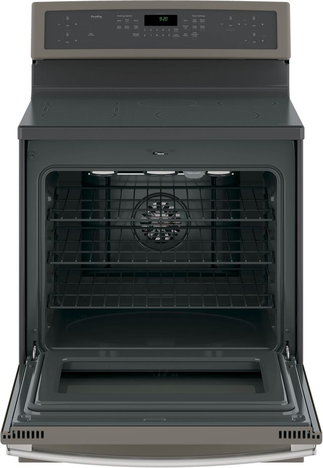 GE Profile™ Series 29.88" Stainless Steel Free Standing Convection Range 8