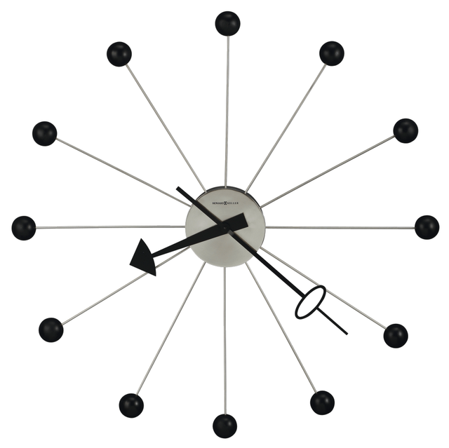 Howard Miller® Ball Clock II 42" Black Satin Wall Clock