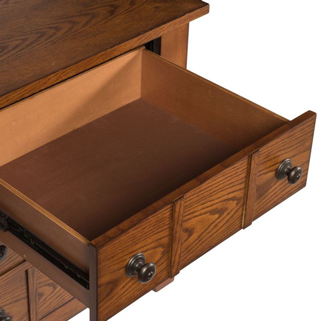 Liberty Furniture Grandpas Cabin Aged Oak Nightstand-1