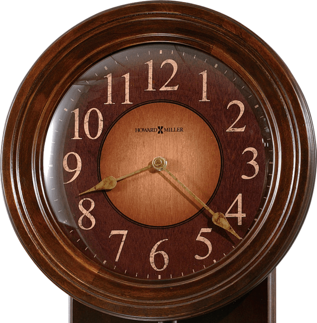 Howard Miller® Avery Rustic Cherry Wall Clock 1