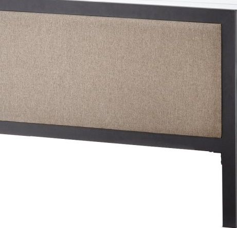 Malouf® Designer Clarke Oat Queen Panel Bed 13