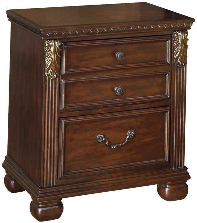 Signature Design by Ashley® Leahlyn Warm Brown Nightstand 0