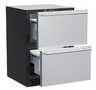 Marvel 5.0 Cu. Ft. Stainless Steel Refrigerator Drawers 1