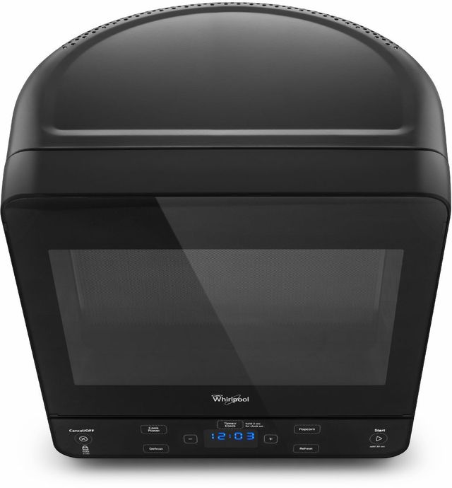 Whirlpool® 0.5 Cu. Ft. Black Countertop Microwave 1
