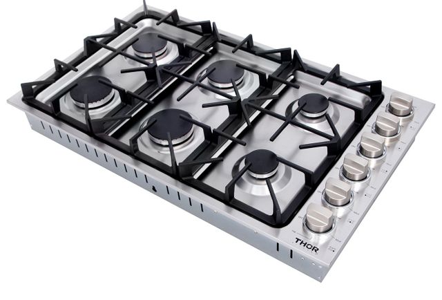 Thor Kitchen® 36" Stainless Steel Gas Cooktop 4