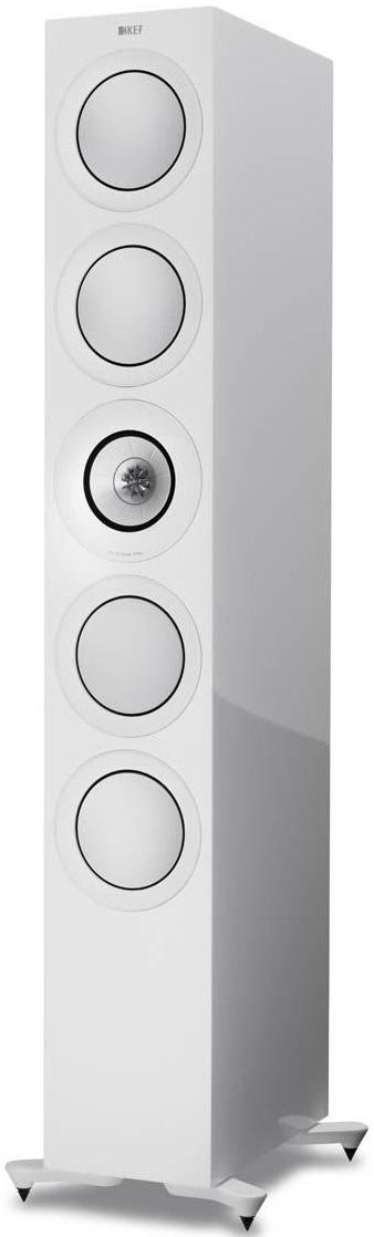KEF R Series 6.5" White Gloss Floor Standing Speaker