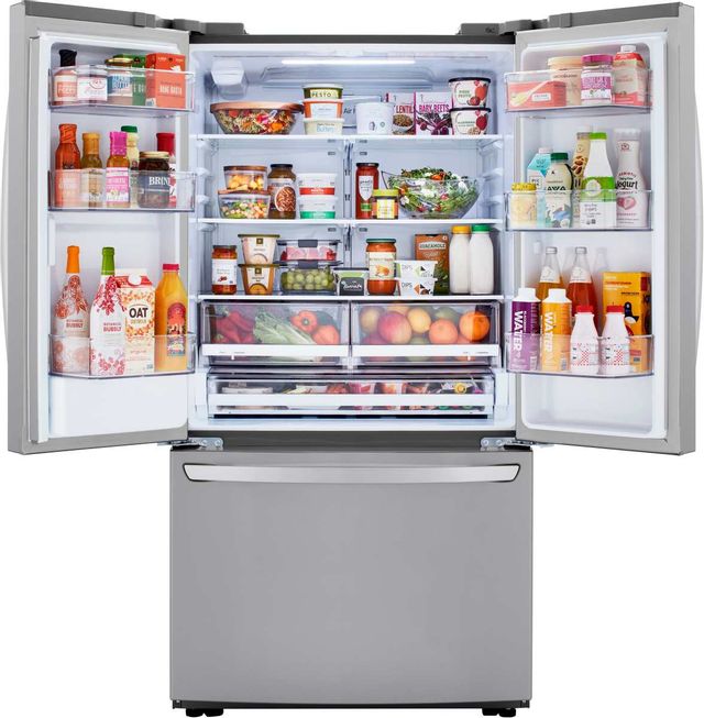 LG 29.0 Cu. Ft. PrintProof™ Stainless Steel French Door Refrigerator-2