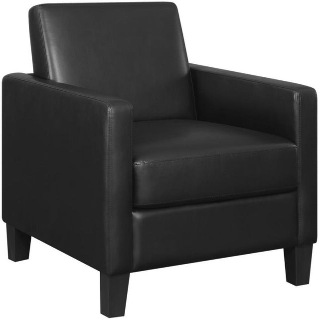 contemporary black accent chair