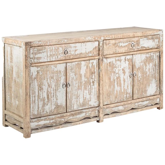 Nest Home Collections Evelyn Antique Sky Grey Cabinet-2