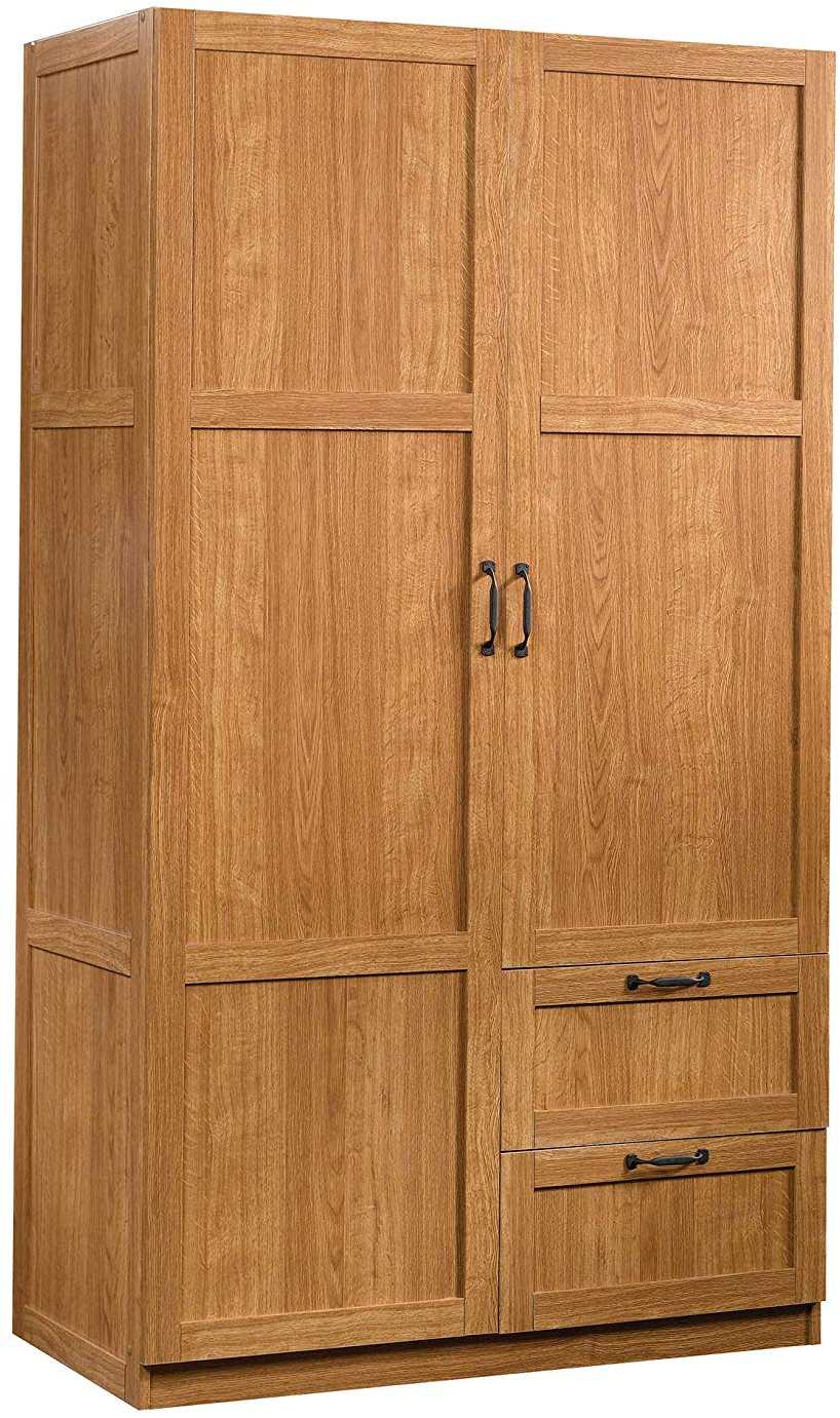 Sauder select storage wardrobe outlet cabinet