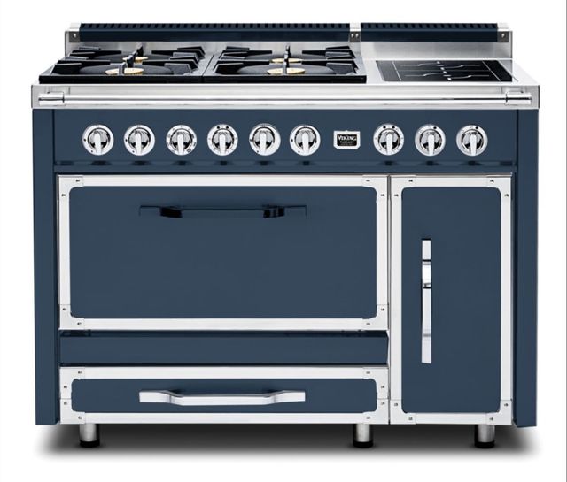 Viking® Tuscany 48" Slate Blue Dual Fuel Pro-Style Range ...