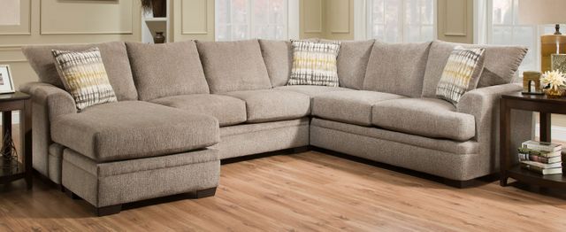 Peak Living by American Furniture Manufacturing Haden Perth Pewter Sectional-0