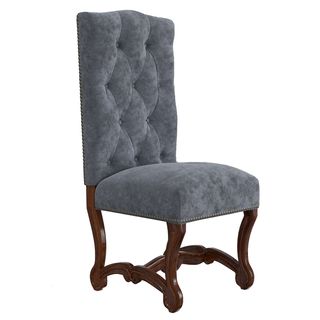 Furniture Source International Aurora Tufted Velvet Dining Chair