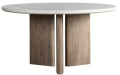 Dovetail Furniture Harrell Round Dining Table