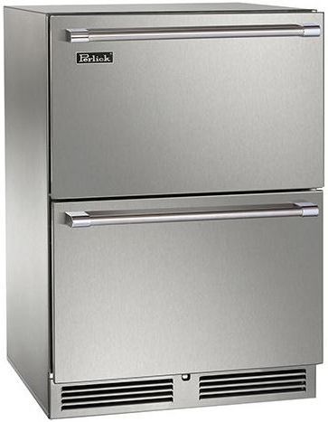 Perlick® Signature Series 5.0 Cu. Ft. Stainless Steel Refrigerator Drawers