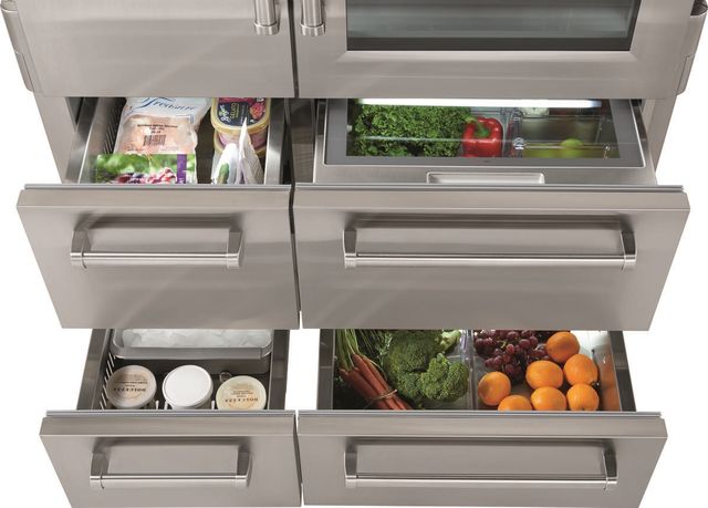Sub-Zero® 48" Stainless Steel PRO Bottom Freezer Refrigerator-3