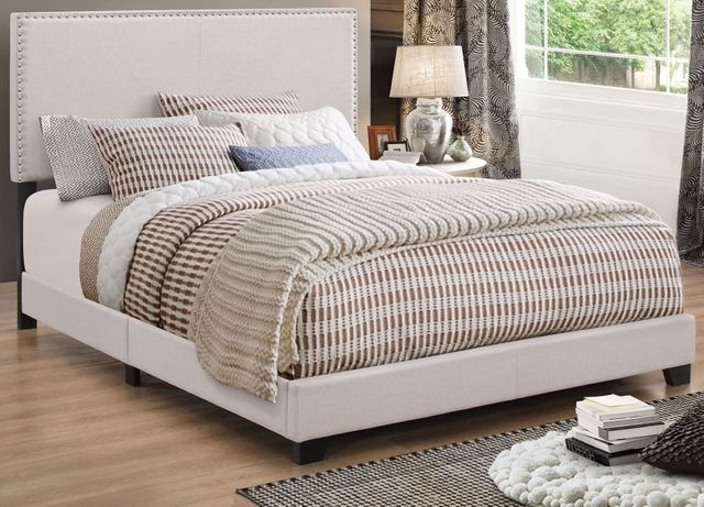 Coaster® Boyd Ivory Queen Upholstered Bed 11
