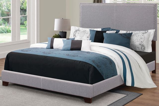 Coaster® Boyd Gray Queen Upholstered Bed 16