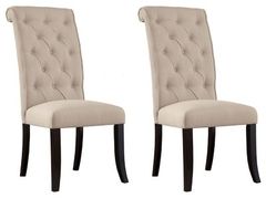 Signature Design by Ashley® Tripton 2-Piece Linen Dining Room Chair Set