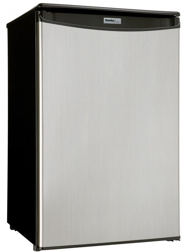 Danby® Designer® 4.4 Cu. Ft. Black Stainless Steel Compact Refrigerator-3