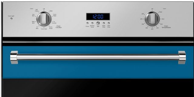 Viking® 3 Series 30" Alluvial Blue Single Electric Wall Oven 1