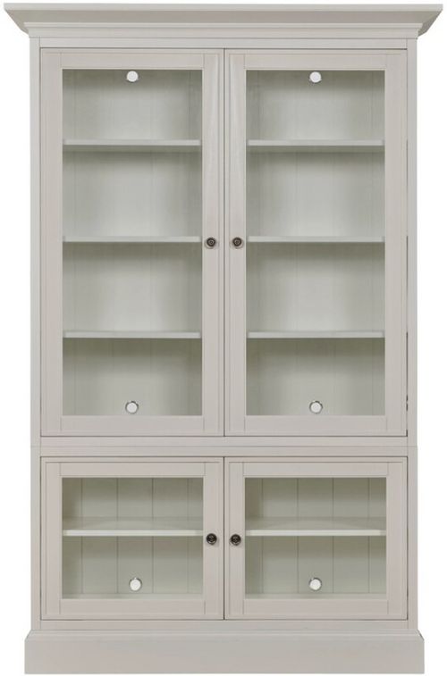 Hammary® Structures White Double Display Cabinet