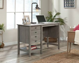 Sauder® Cottage Road® Mystic Oak® Single Pedestal Desk
