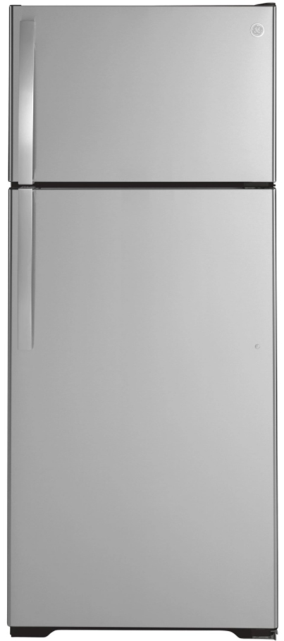 GE® 17.5 Cu. Ft. Fingerprint Resistant Stainless Steel Top-Freezer Refrigerator