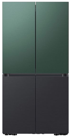Samsung Bespoke Flex™ 18" White Glass French Door Refrigerator Top Panel 1