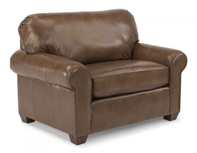 Flexsteel® Thornton Leather Chair and a Half-0