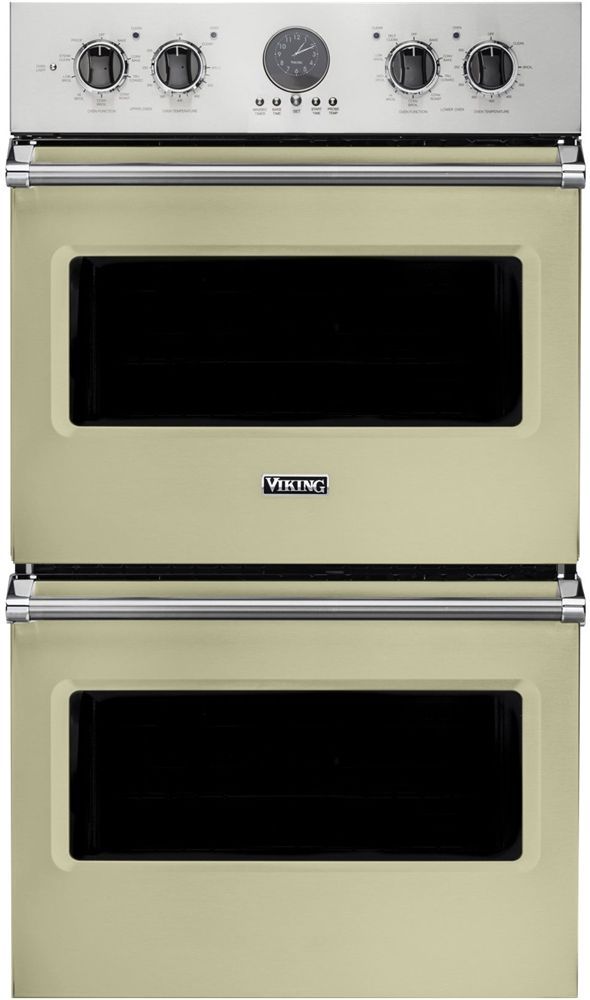 Viking® 5 Series 30" Vanilla Cream Professional Built In Double Electric Premiere Wall Oven