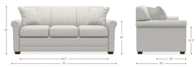La-Z-Boy® Amanda Java Premier Comfort™ Queen Sleep Sofa 33