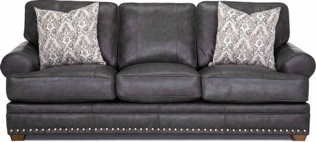 Franklin™ Della Florence Steel Leather Sofa-1