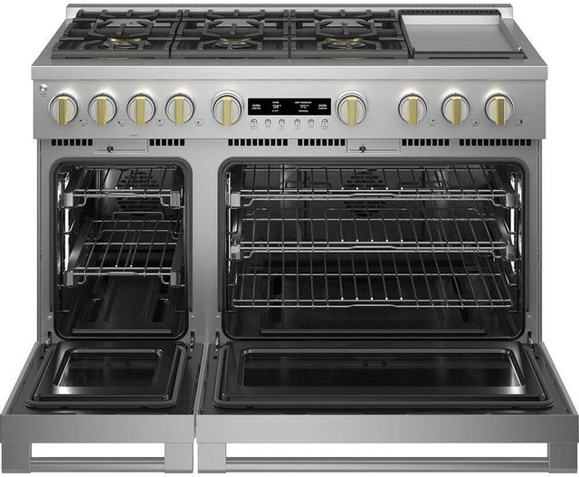 Monogram® Statement Collection 48" Stainless Steel Pro Style Gas Range 1
