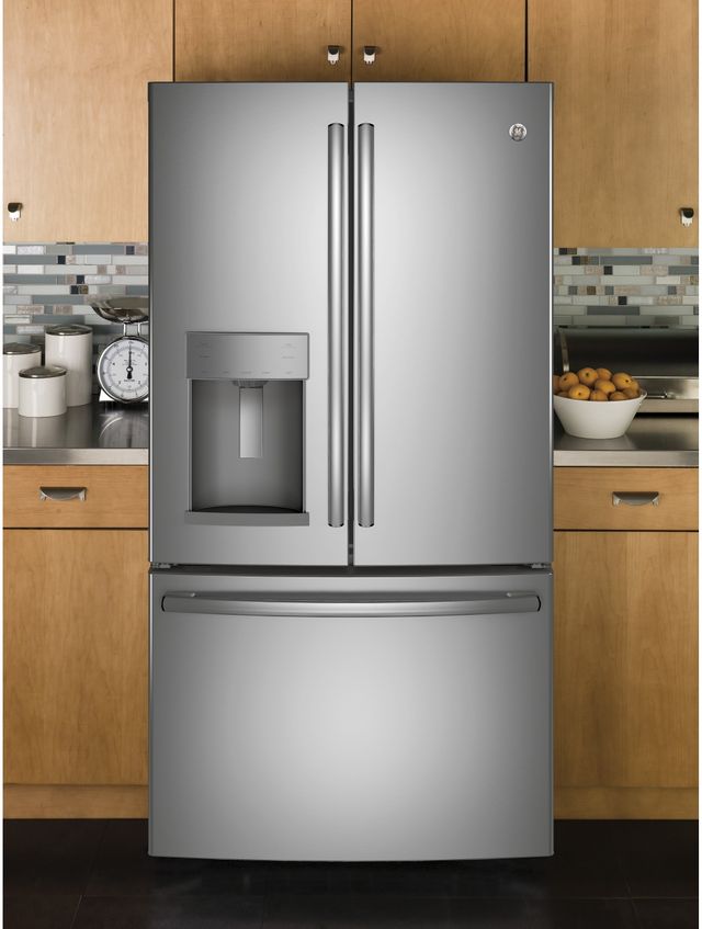 GE® 27.8 Cu. Ft. Stainless Steel French Door Refrigerator 7