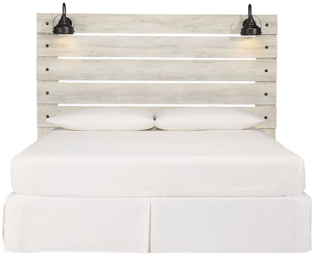 Signature Design by Ashley® Cambeck Whitewash Queen Panel Headboard 12