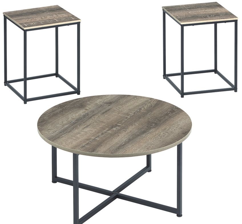 Signature Design by Ashley® Wadeworth 3 Piece Two Tone Occasional Table Set