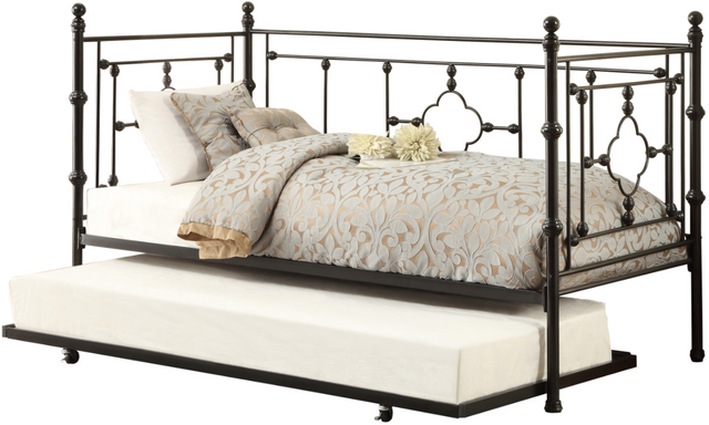 Homelegance® Auberon Black Daybed with Trundle-3