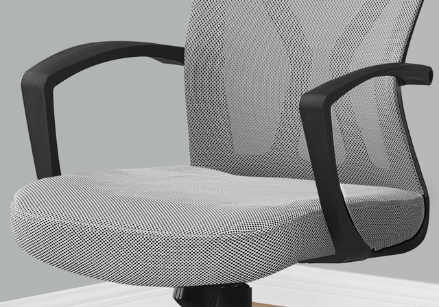 Monarch Specialties Inc. Black/Grey Office Chair-2